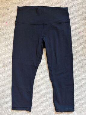 lululemon athletica Black Capri High-Rise Leggings